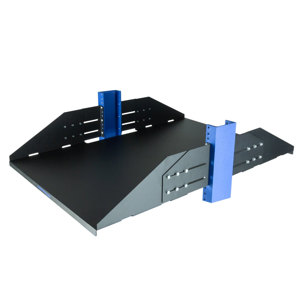 3U 29" Adjustable Rack Shelf-Flanges Down