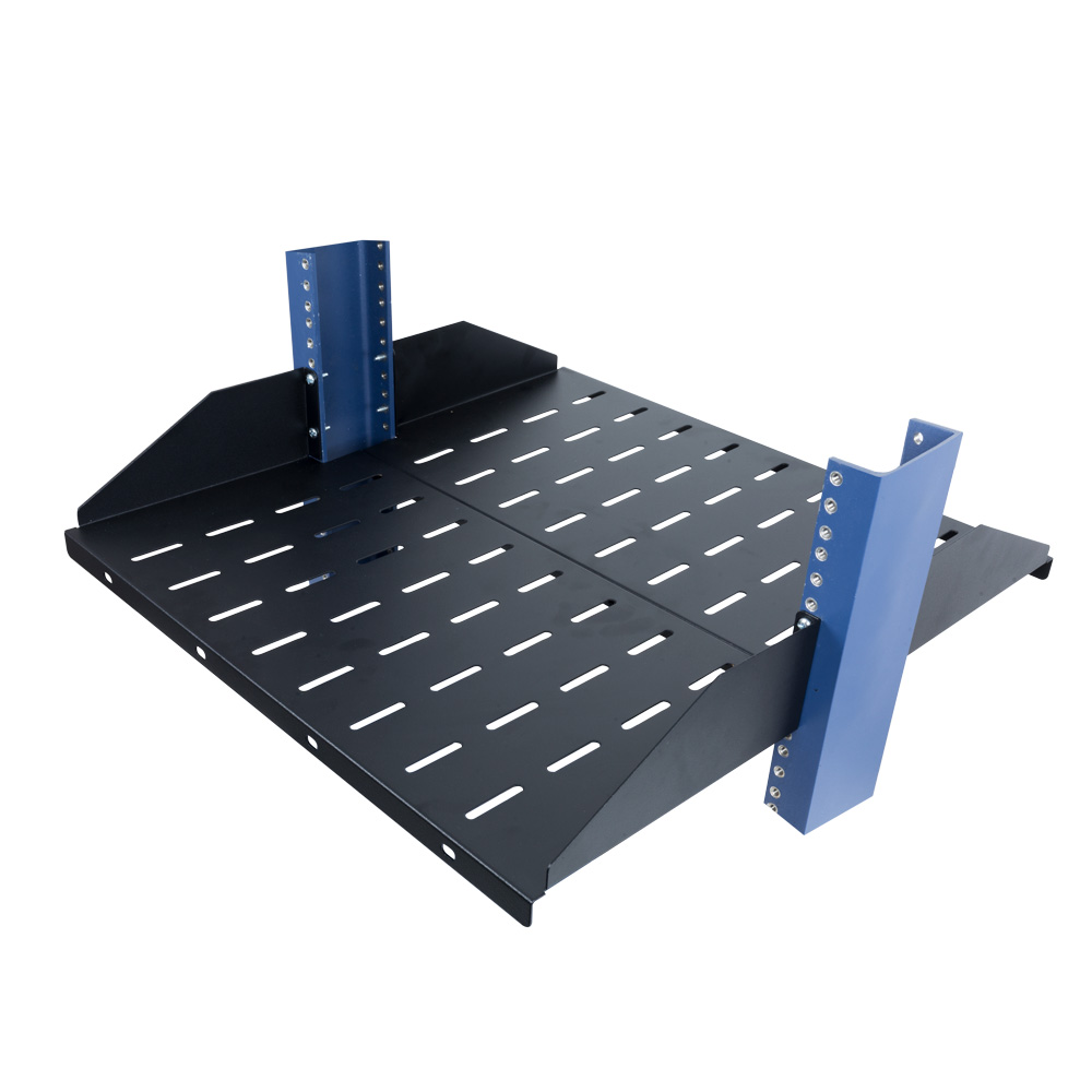 2U Cantilever Vented Center Weighted Shelf 2U Cantilever Vented Center Weighted Shelf