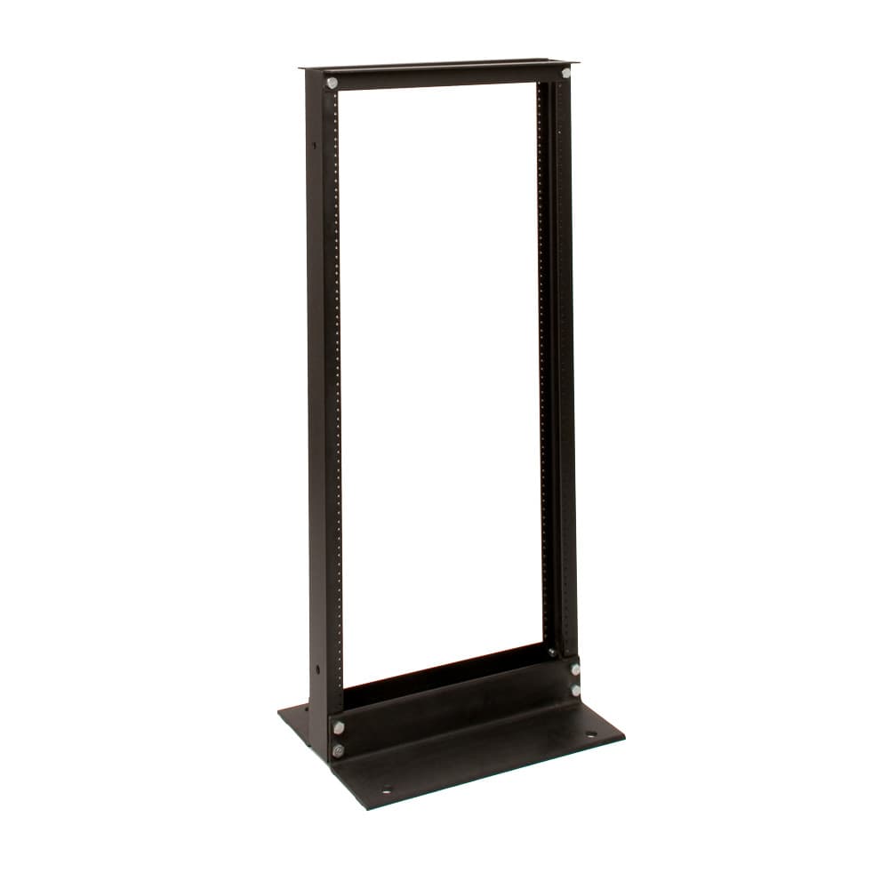 Relay Rack 24U Black Finish 12-24 Threads (desktop image) Relay Rack 24U Black Finish 12-24 Threads (desktop image)