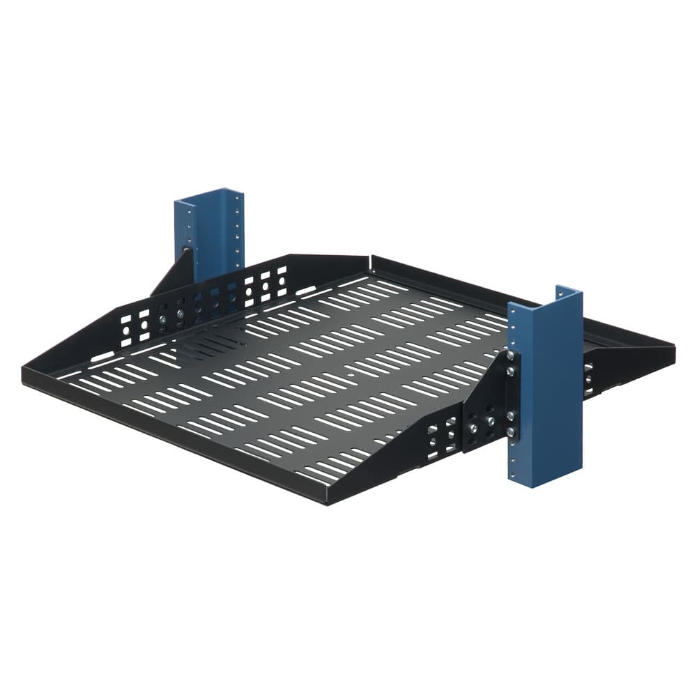 2U Configurable Relay Rack Shelf - 20" Vented 2U Configurable Relay Rack Shelf - 20" Vented