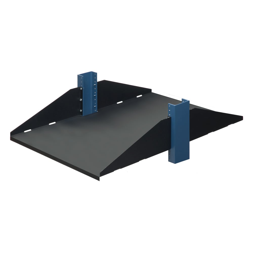 3U 2 POST SHELF, SOLID, FLANGES DOWN, 29" 3U 2 POST SHELF, SOLID, FLANGES DOWN, 29"