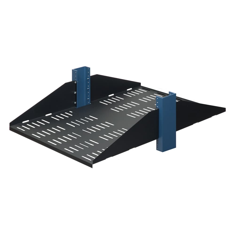 3U 2 Post Shelf, Vented, Flanges Down, 29" 3U 2 Post Shelf, Vented, Flanges Down, 29"