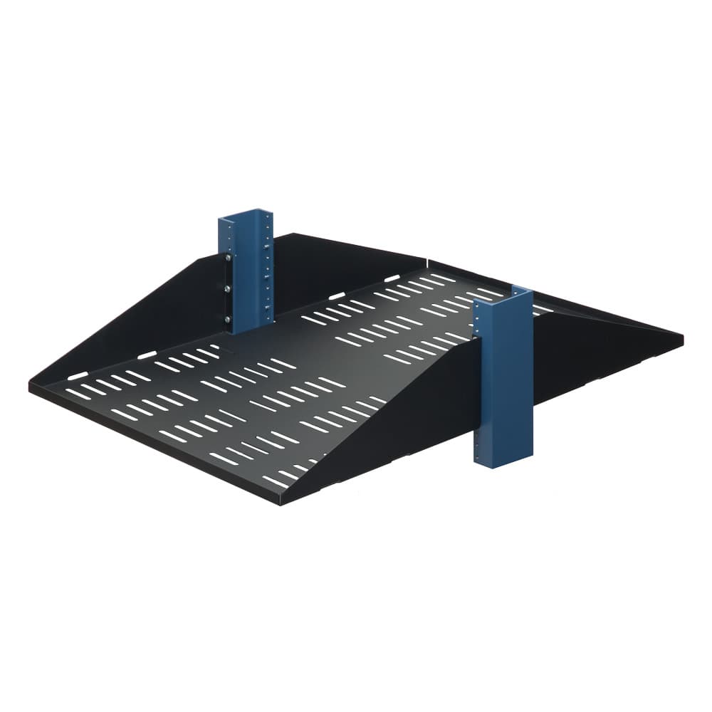 3U 2 POST SHELF, VENTED, FLANGES UP, 29" 3U 2 POST SHELF, VENTED, FLANGES UP, 29"